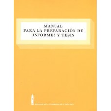 MANUAL PARA LA PREPARACION DE INFORMES Y