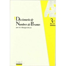 DICCIONARIO DE NOMBRES DE PERSONAS 3E