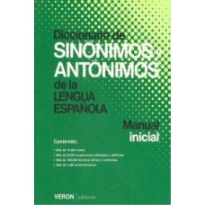 DICCIONARIO DE SINONIMOS Y ANTONIMOS