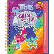 TROLLS SCRATCH MAGIC GLITTER PARTY