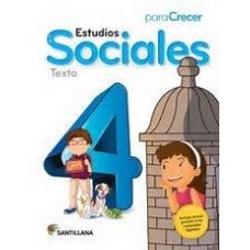 SOCIALES 4 PARA CRECER TEXTO