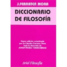 DICCIONARIO DE FILOSOFIA 4 VOLS PEQUENO