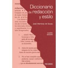 DICCIONARIO DE REDACCION Y ESTILO 4TA ED